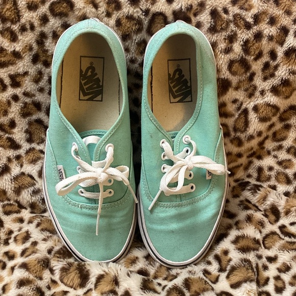 Vans Authentic Mint Green Shoes, Mens 7.5/Womens 9 - Picture 2 of 8